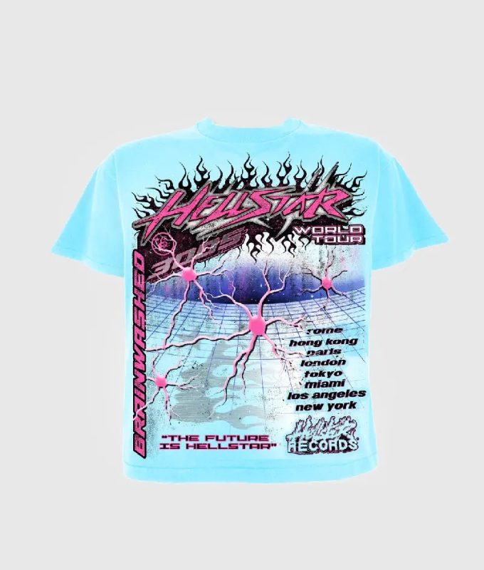 Best The Hellstar Neuron Tour T-Shirt Blue Who is Hellstar Wrong Missy?